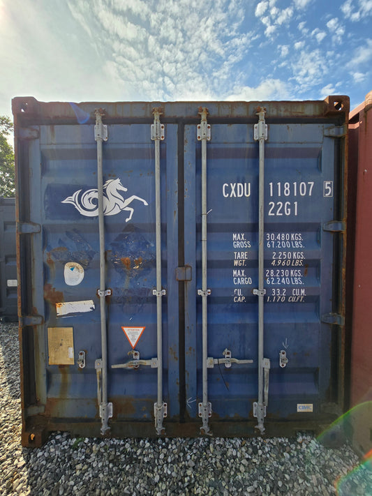 Isoleret 20 fods container