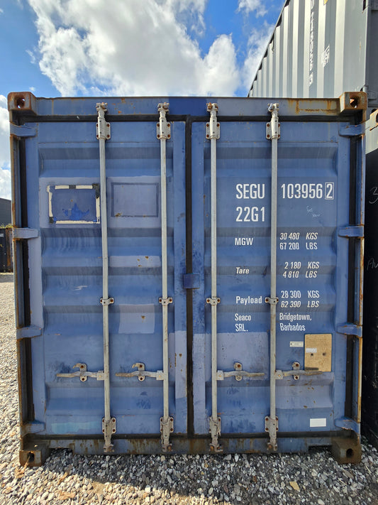 Isoleret 20 fods container
