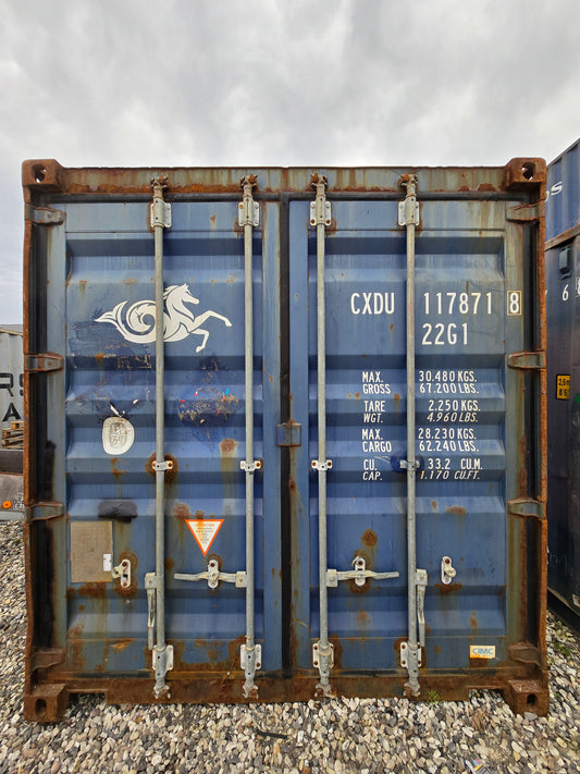 Isoleret 20 fods container
