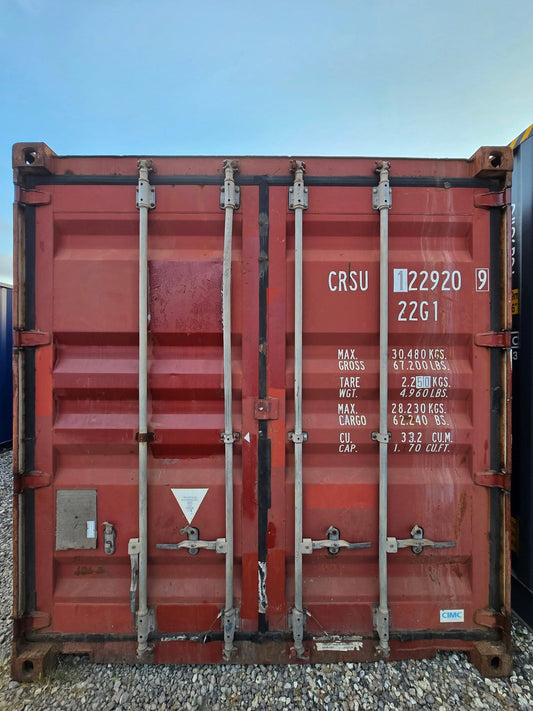 Isolerede 20 fods container