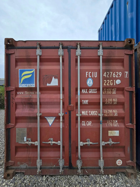 Isolerede 20 fods container