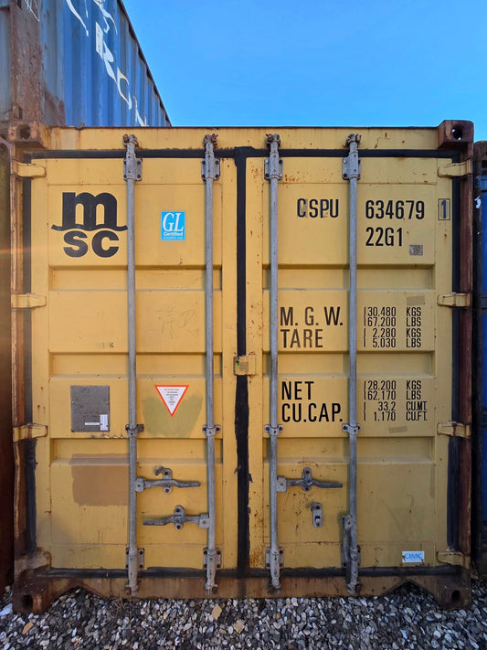 Isolerede 20 fods container