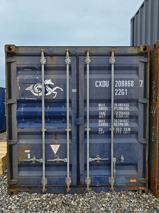 Isoleret 20 fods container