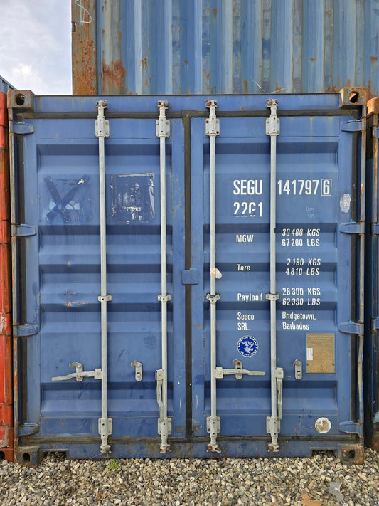 Isoleret 20 fods container