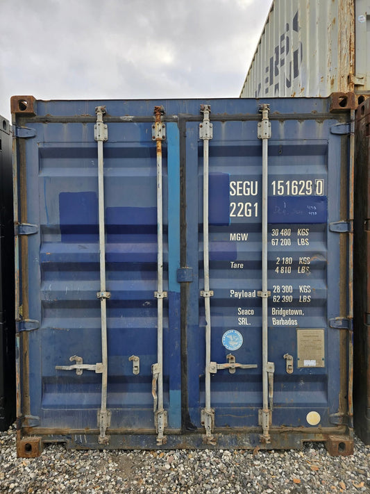 Isoleret 20 fods container