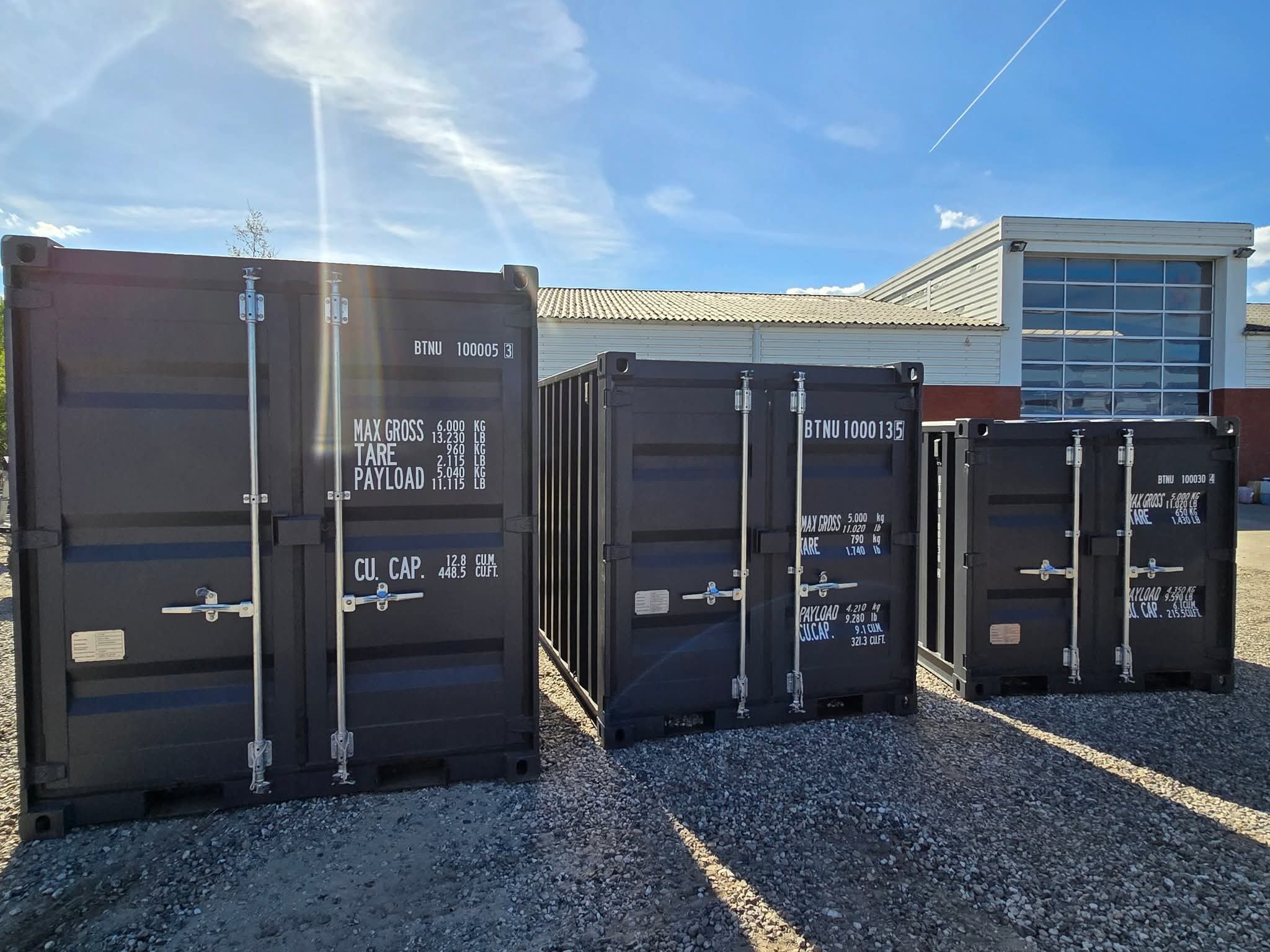 Nye 8 9 Og 10 Fods Containere AL Containerservice