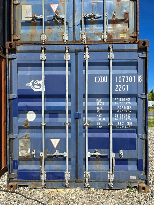 Isoleret 20 fods container