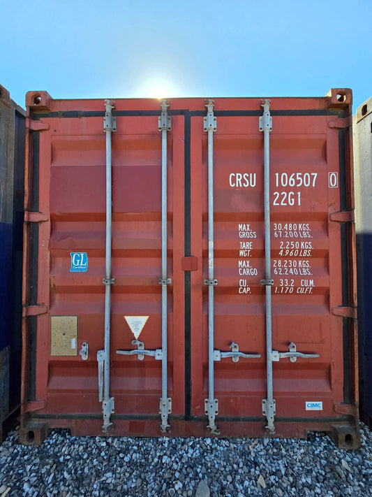 Isoleret 20 fods container