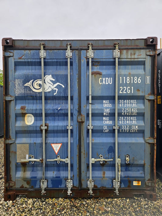 Isoleret 20 fods container