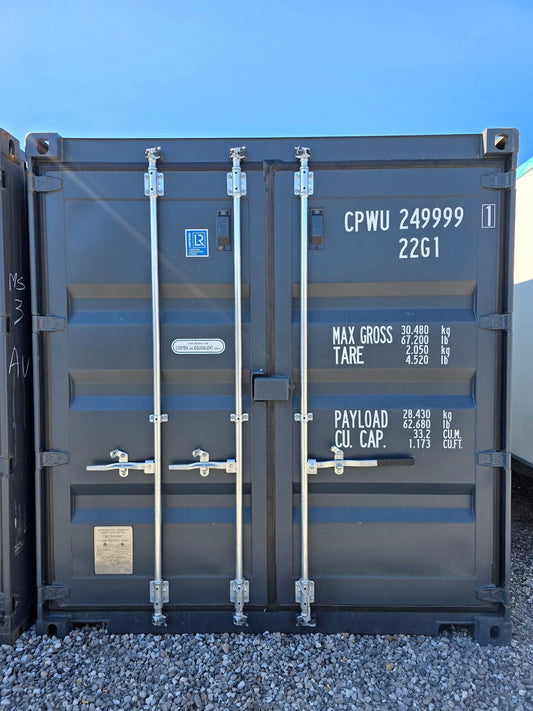 Isoleret 20 fods container