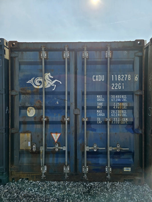 Isoleret 20 fods container