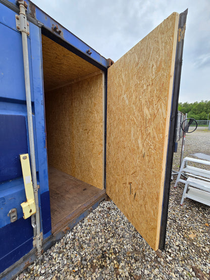 Isoleret 20 fods container med bom