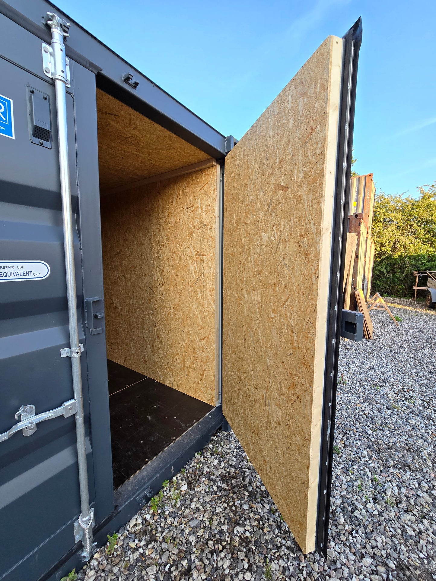 Isoleret 20 fods container
