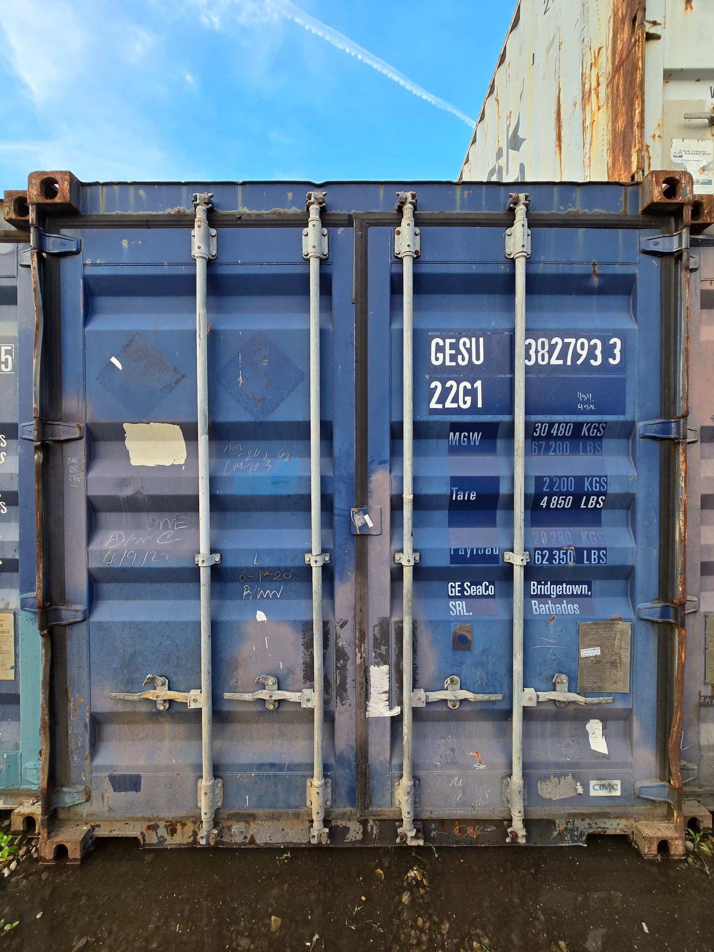 Isoleret 20 fods container