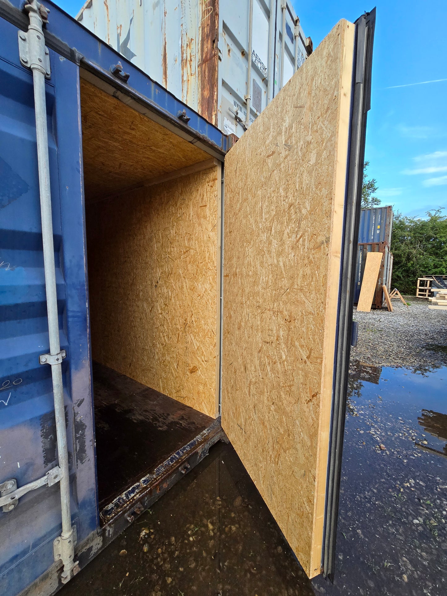Isoleret 20 fods container