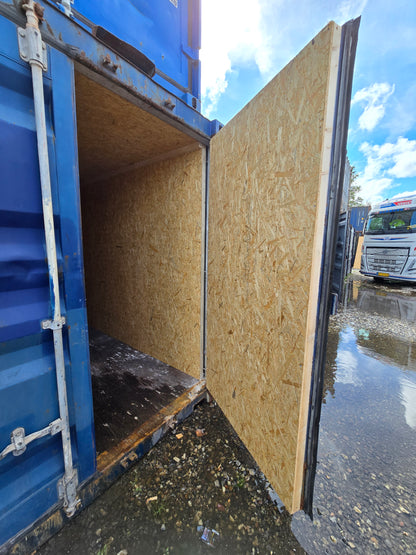 Isoleret 20 fods container