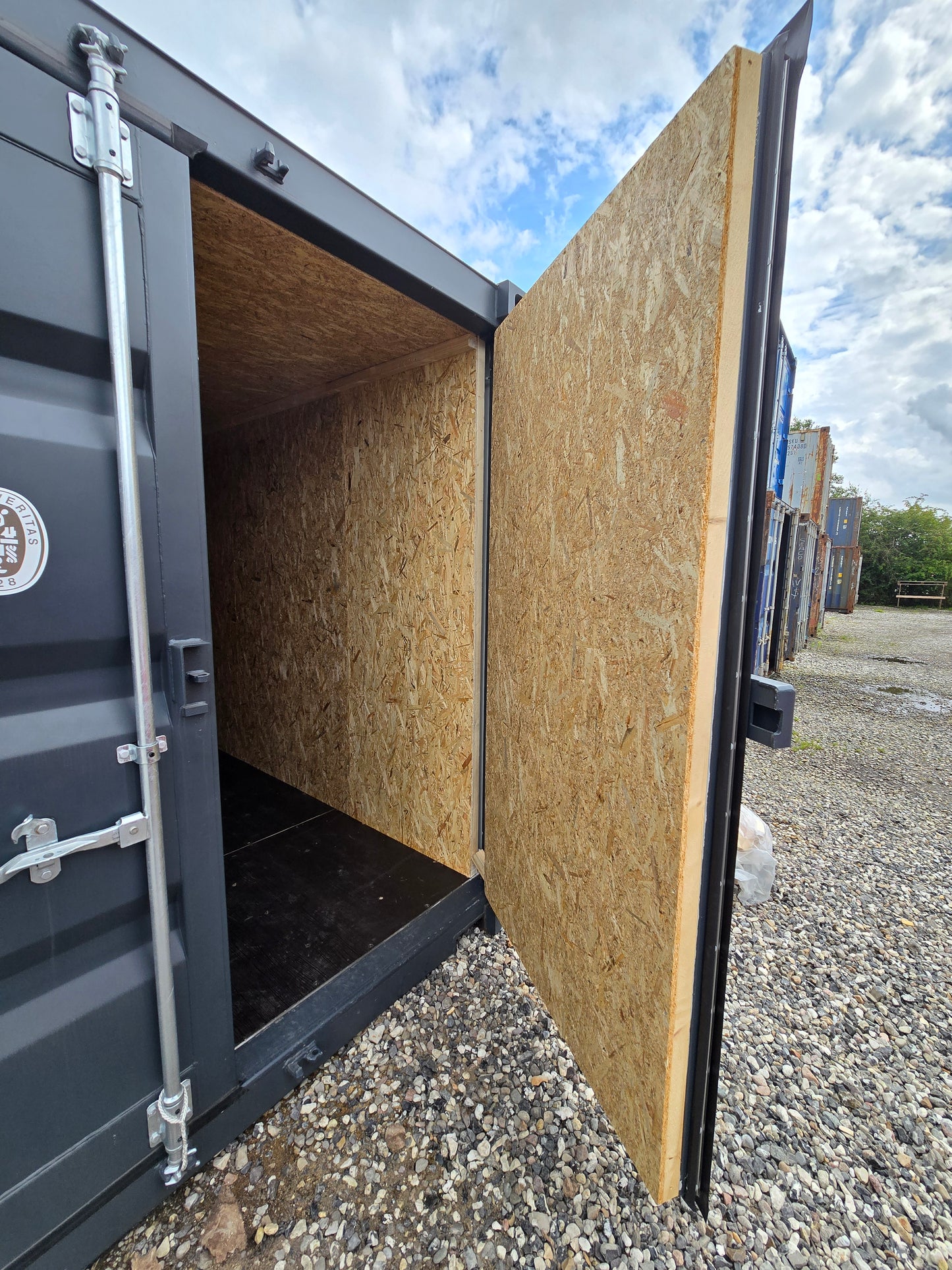 Isoleret 20 fods container