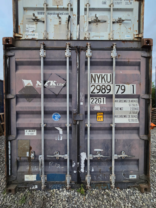 Isoleret 20 fods container