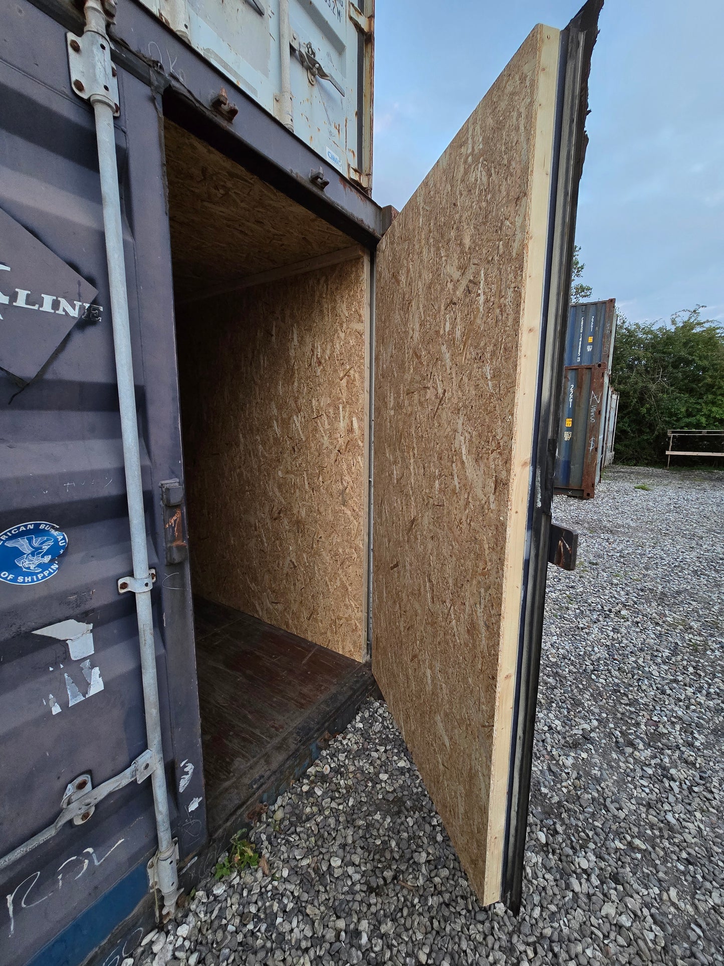 Isoleret 20 fods container