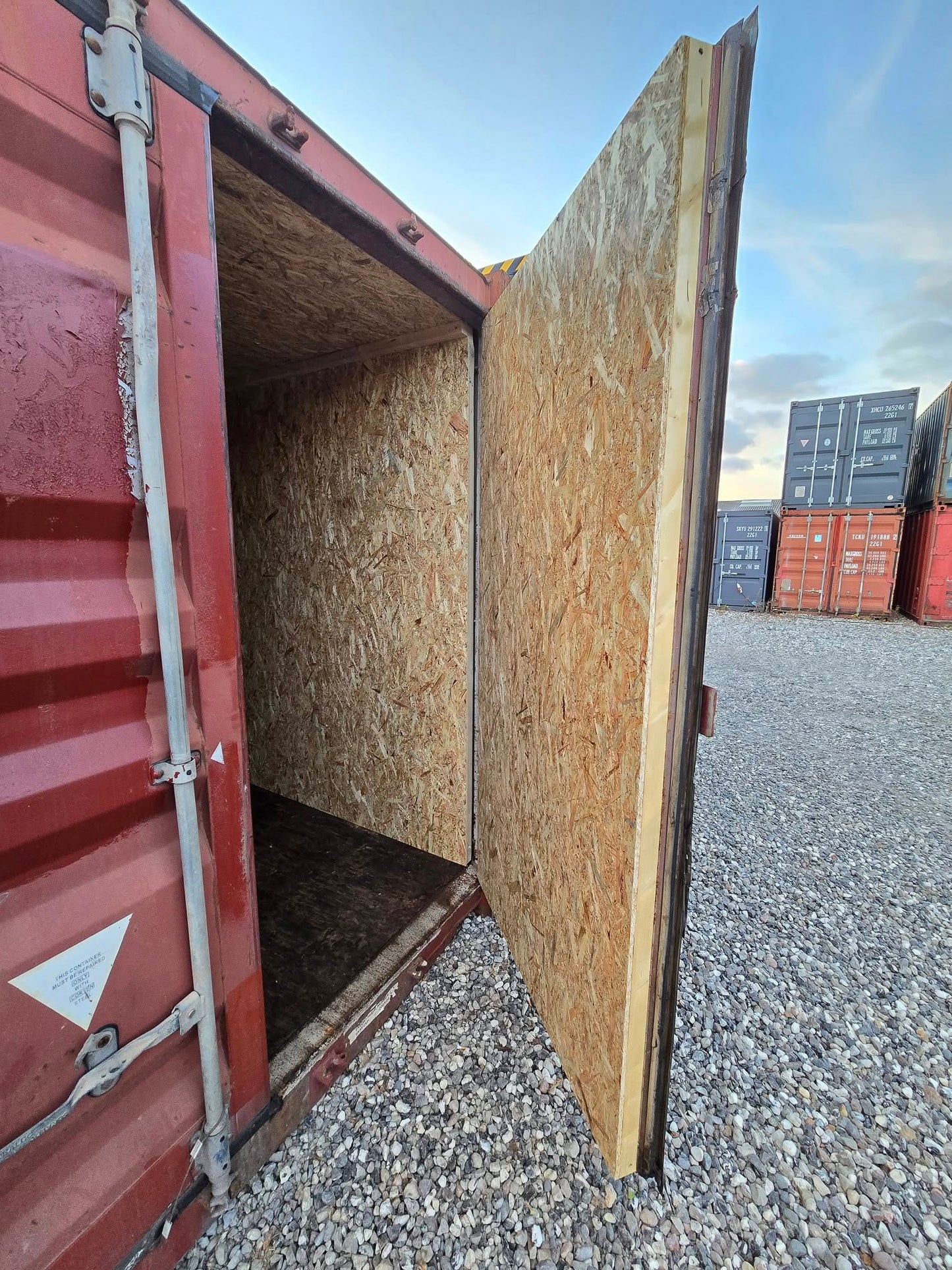 Isolerede 20 fods container