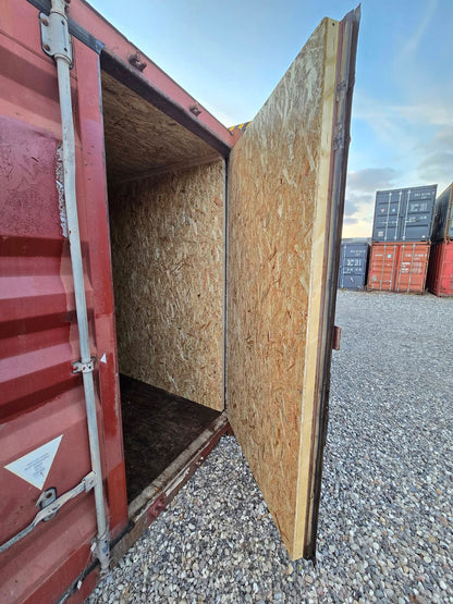 Isolerede 20 fods container