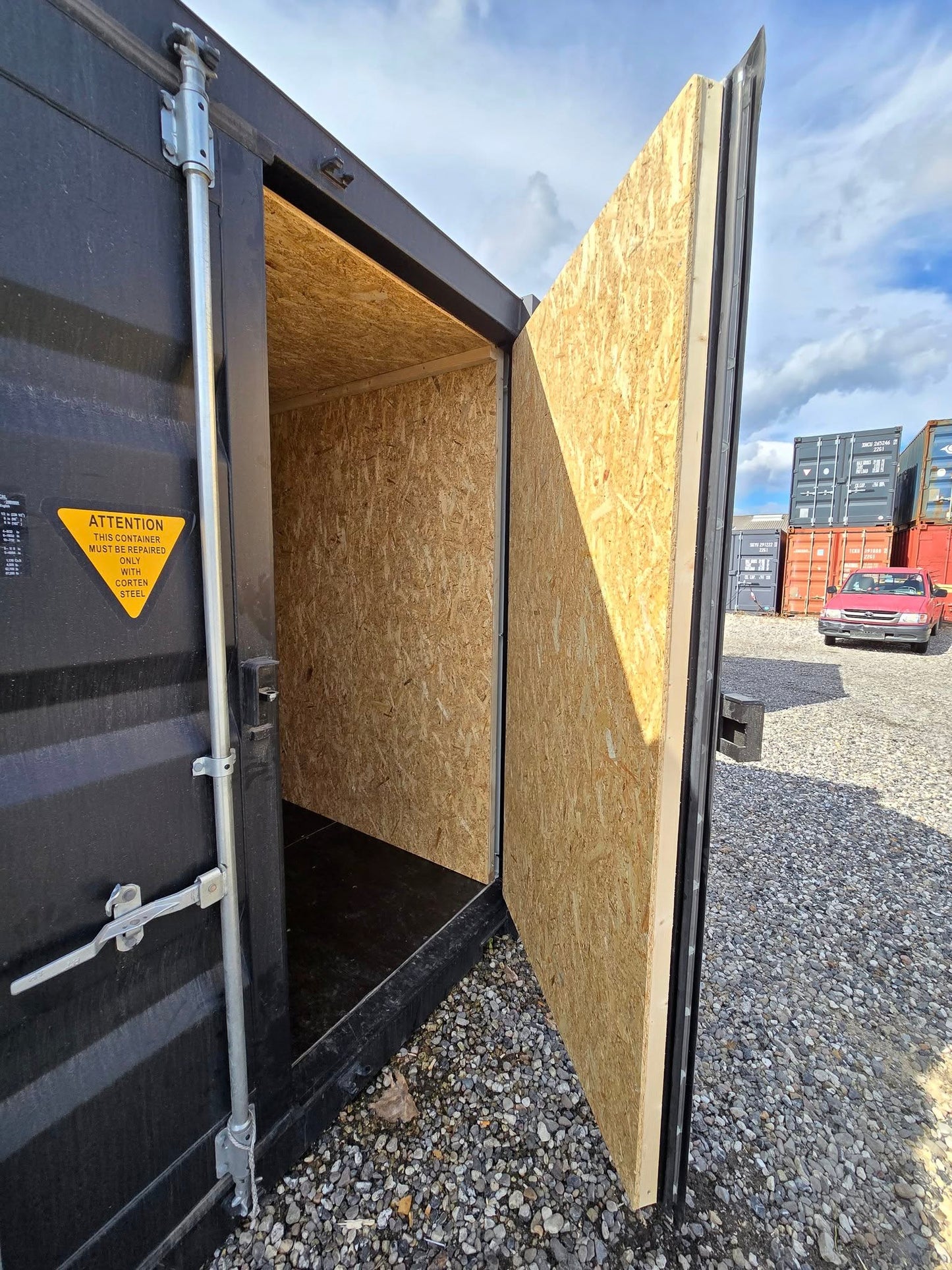 Isolerede 20 fods container