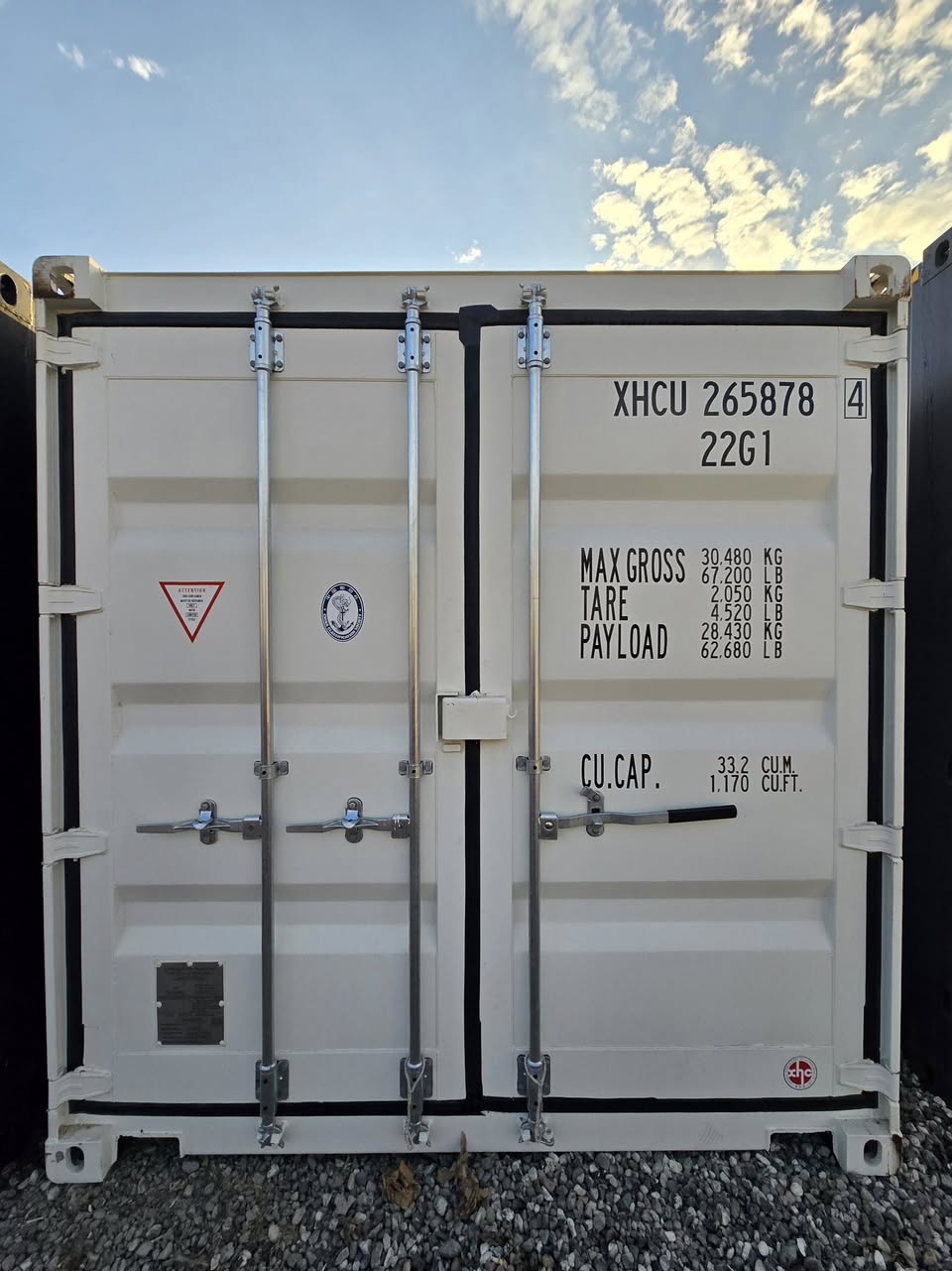 Isolerede 20 fods container - AL Containerservice