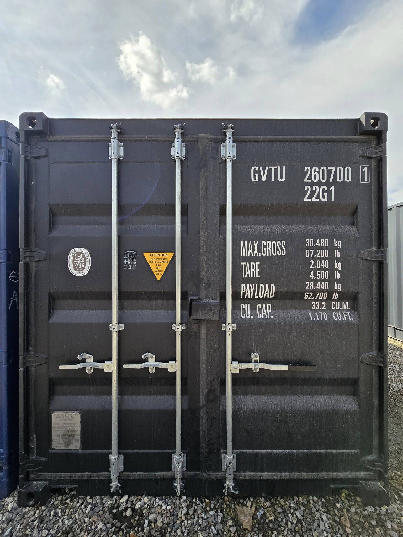 Isolerede 20 fods container - AL Containerservice