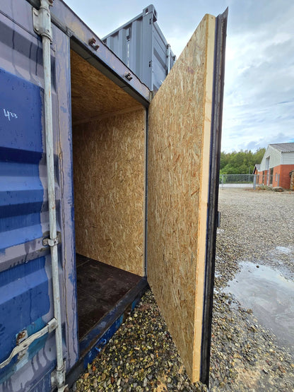Isolerede 20 fods container