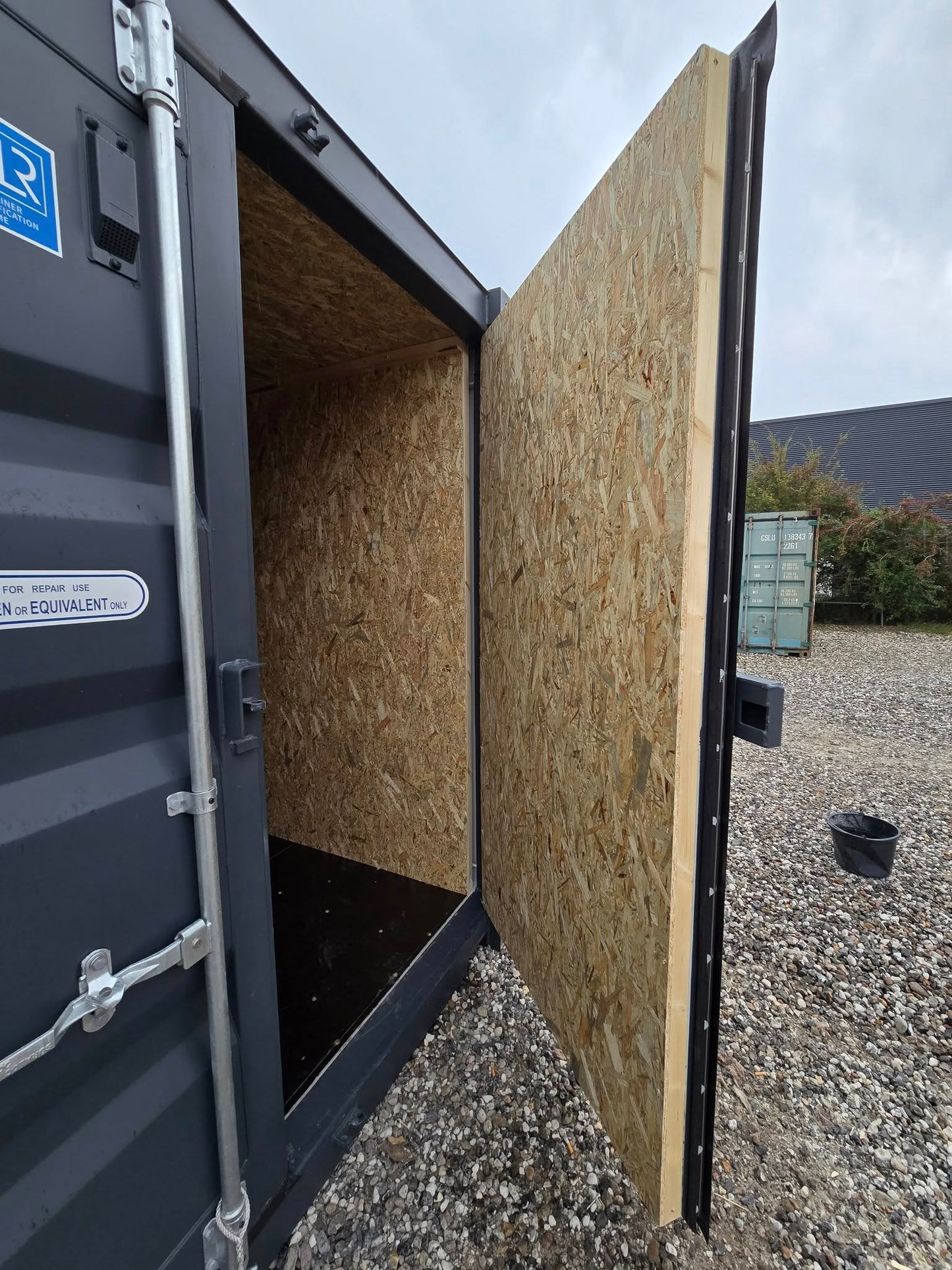 Isolerede 20 fods container