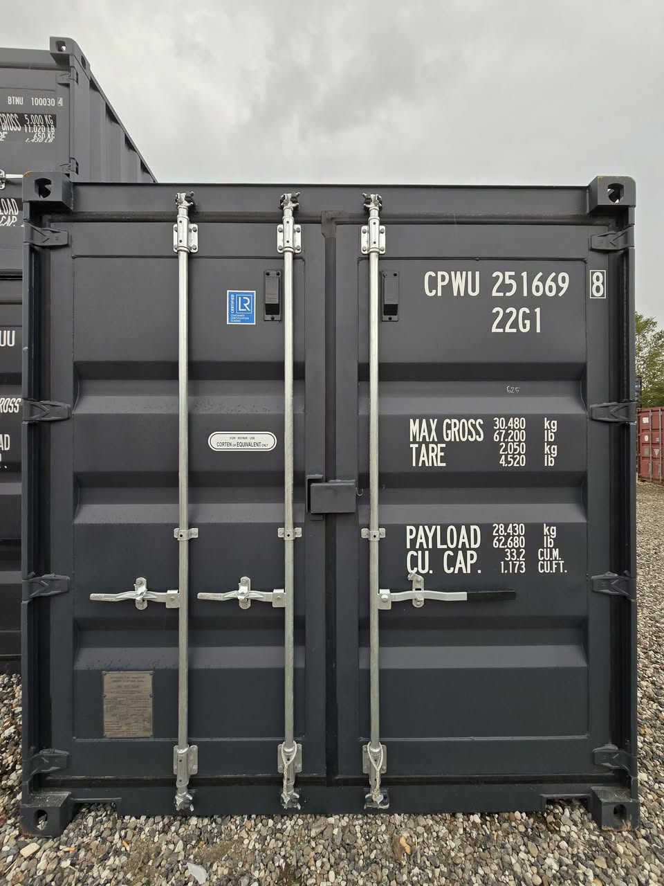 Isolerede 20 fods container - AL Containerservice