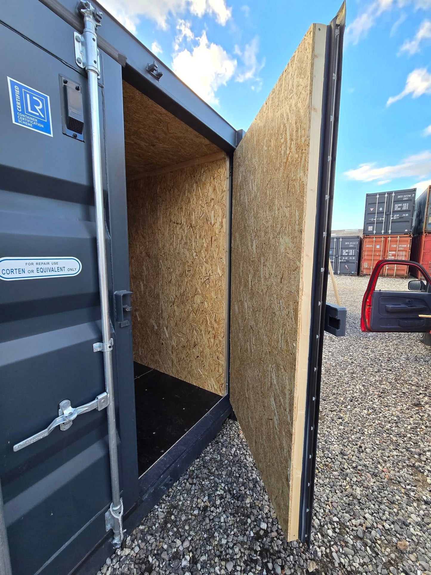 Isolerede 20 fods container