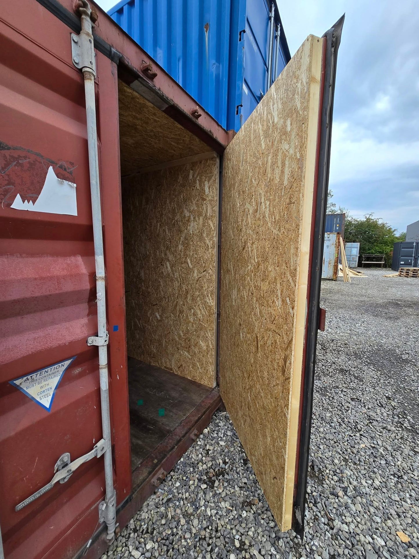 Isolerede 20 fods container