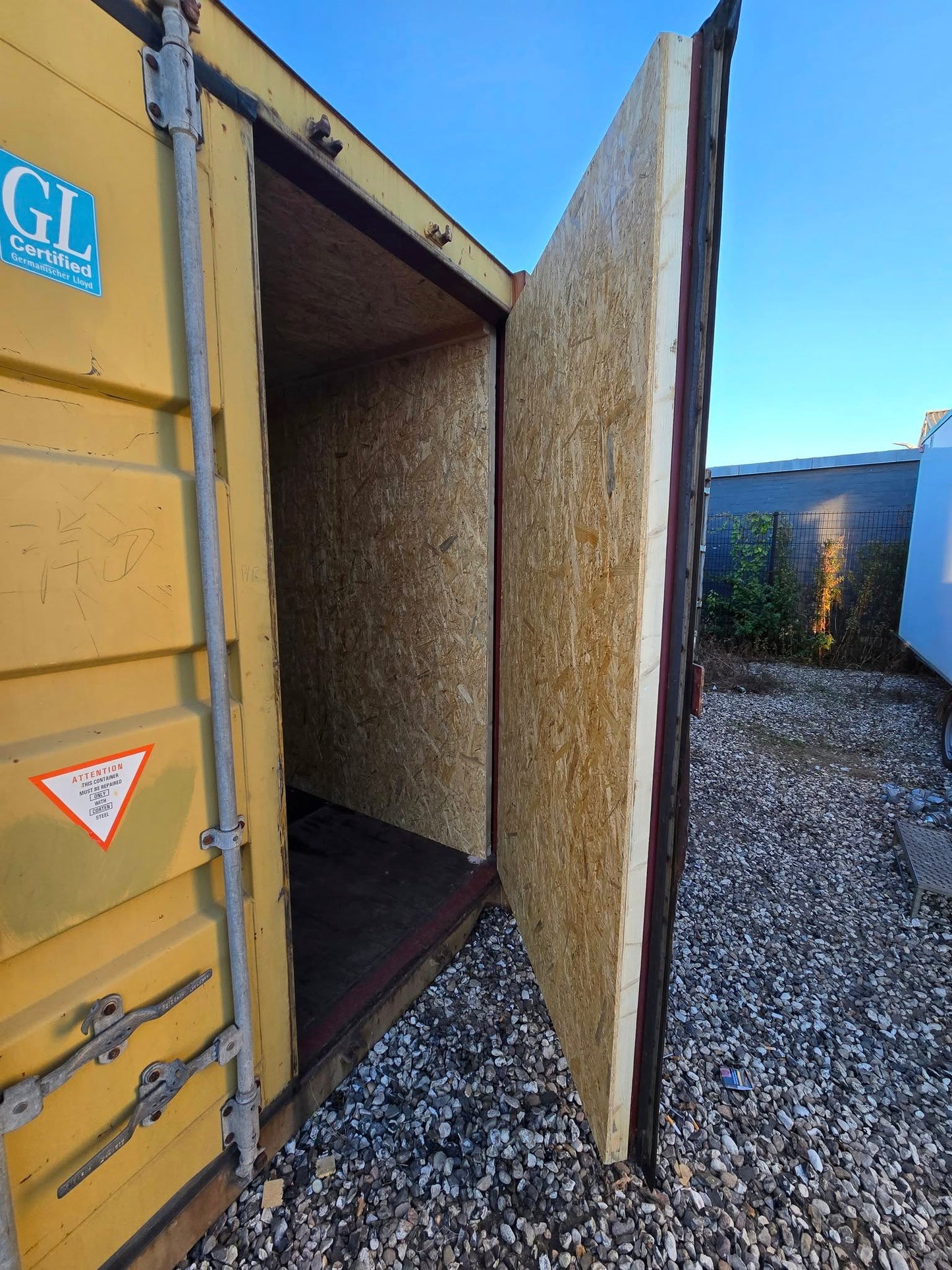 Isolerede 20 fods container