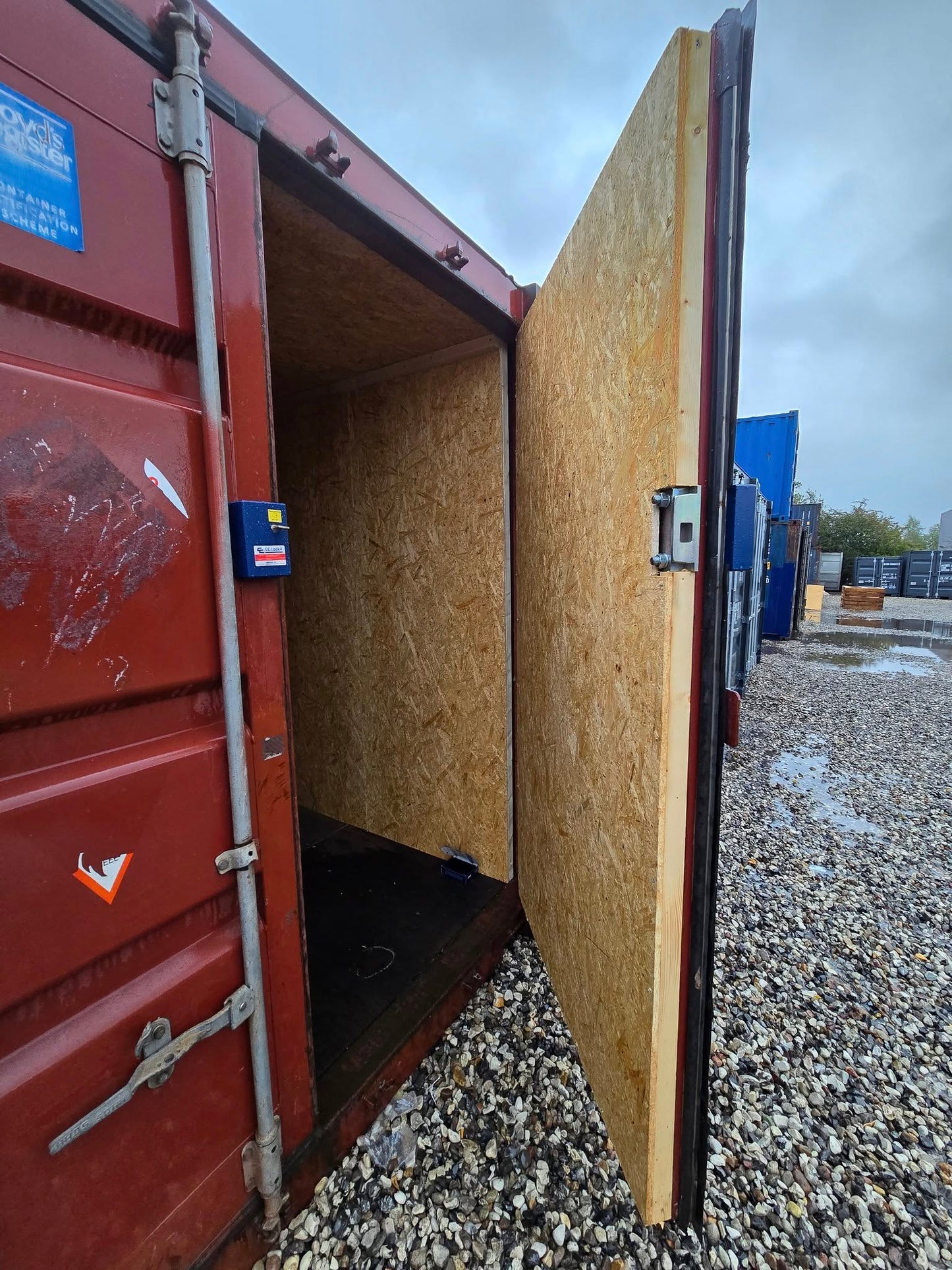 Isolerede 20 fods container