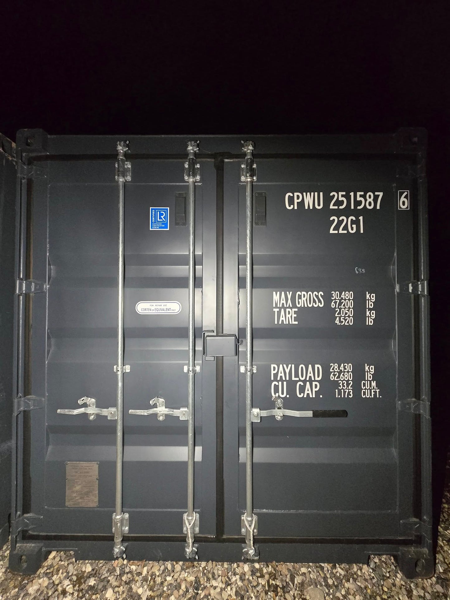 Isolerede 20 fods container