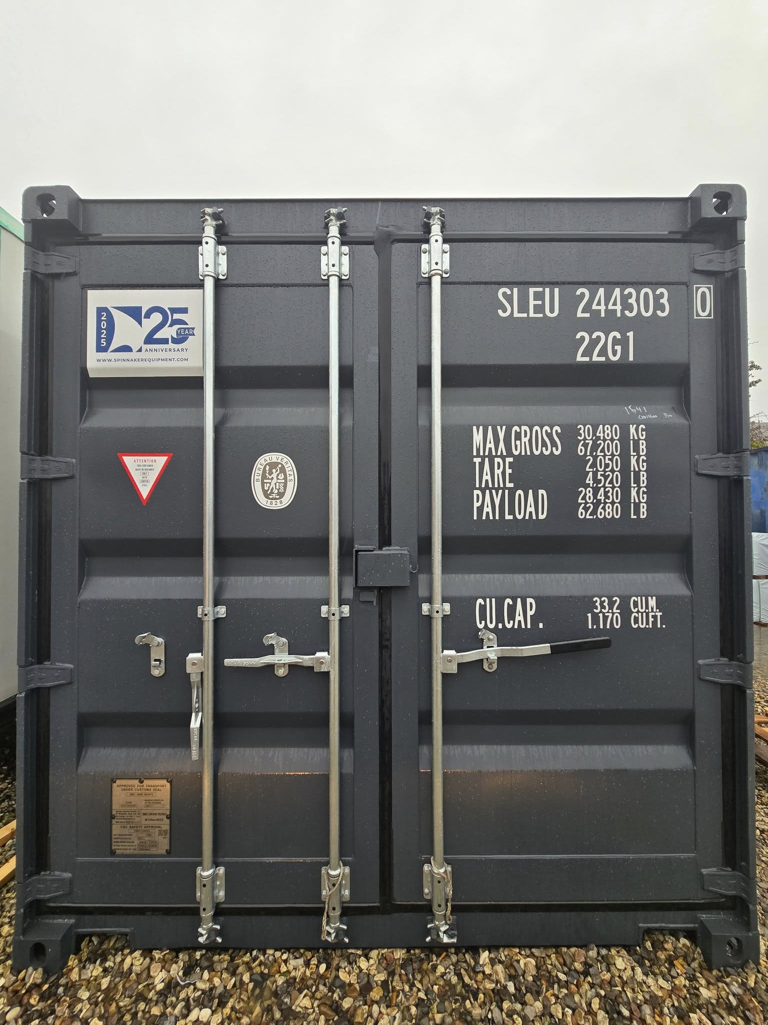 Isolerede 20 fods container - AL Containerservice