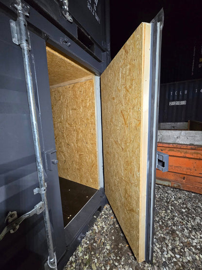 Isolerede 9 fods container