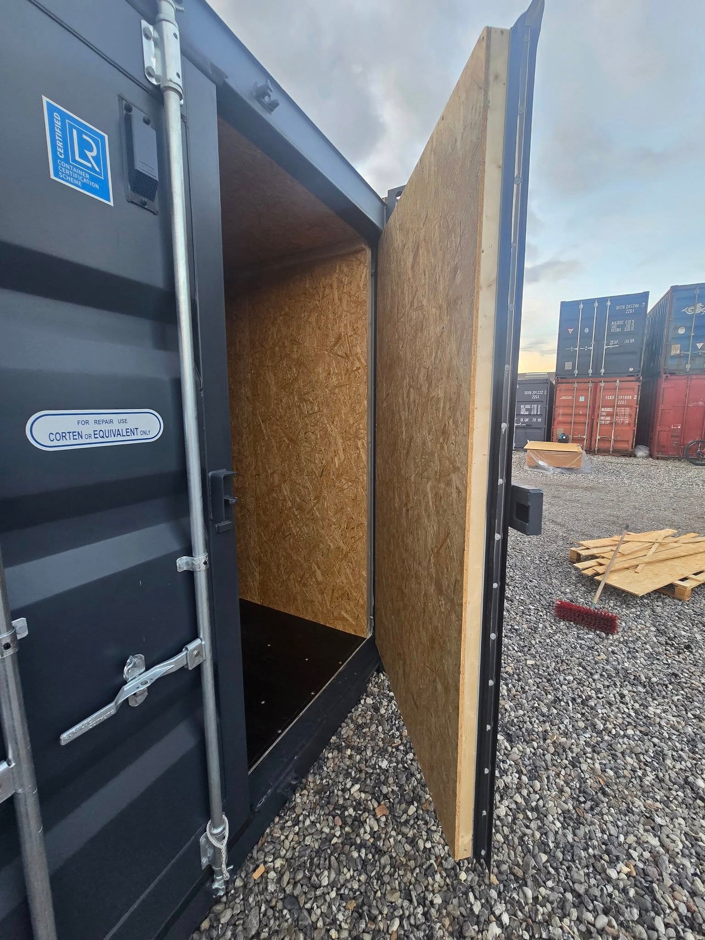 Isolerede 20 fods container