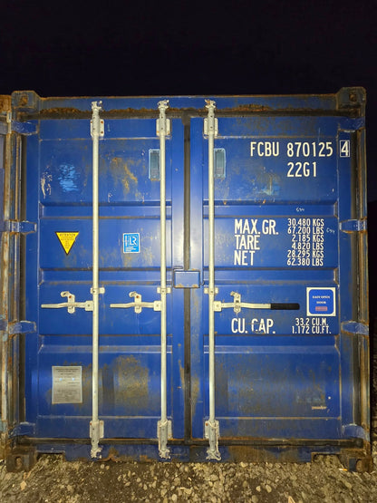 Isolerede 20 fods container