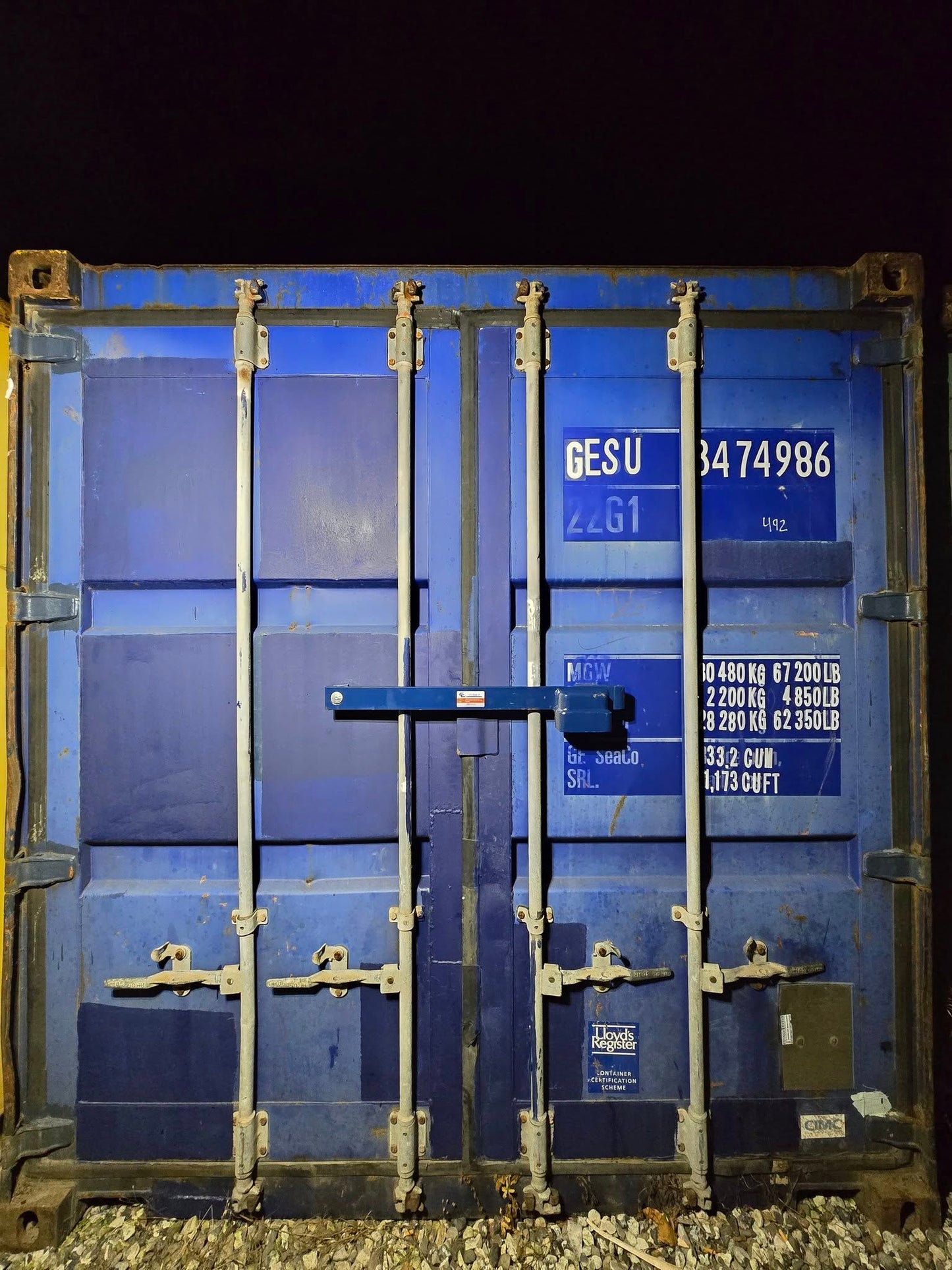 Isolerede 20 fods container