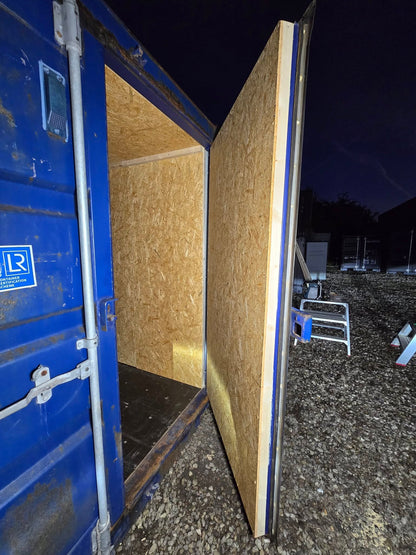 Isolerede 20 fods container