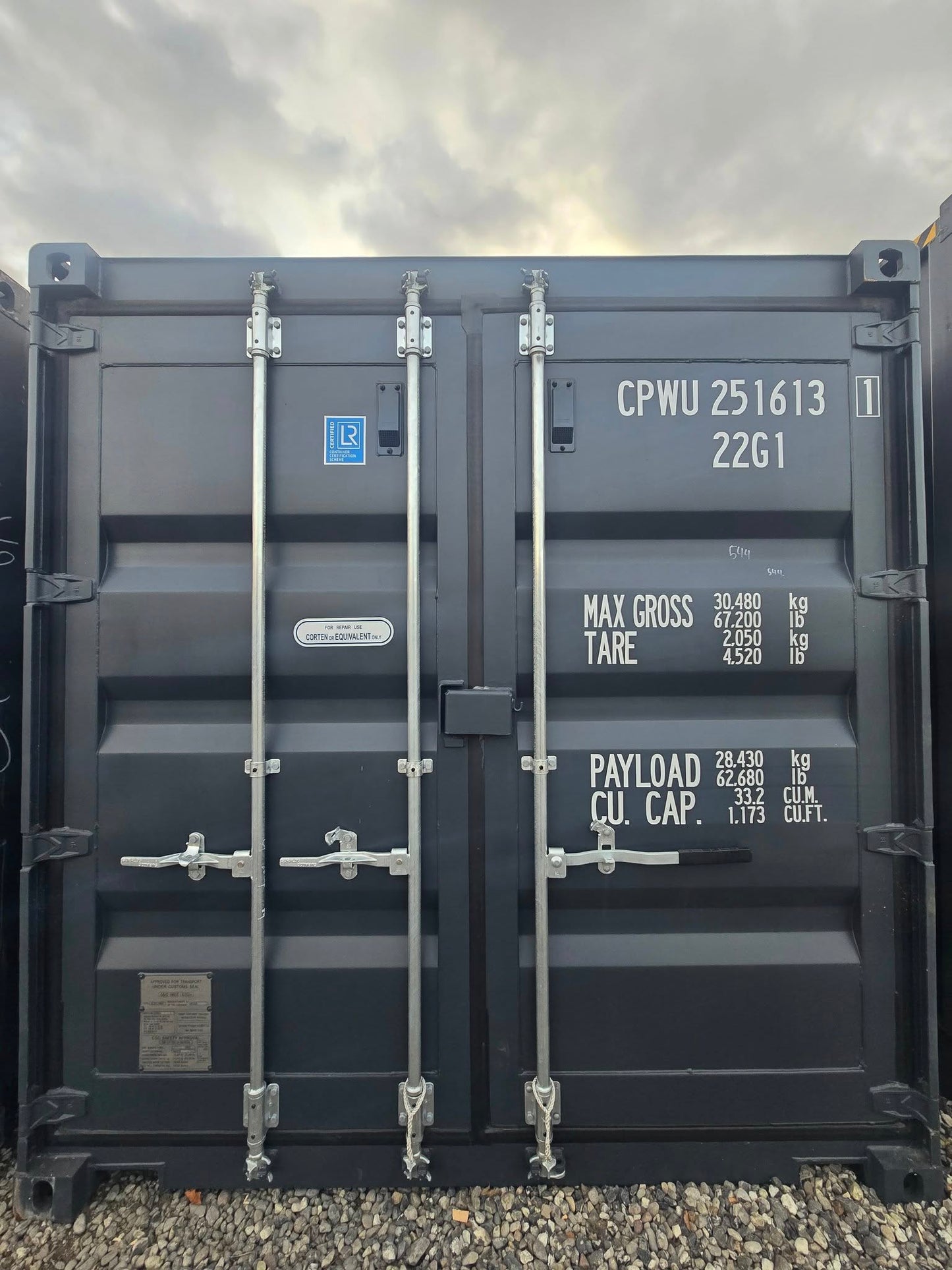 Isolerede 20 fods container