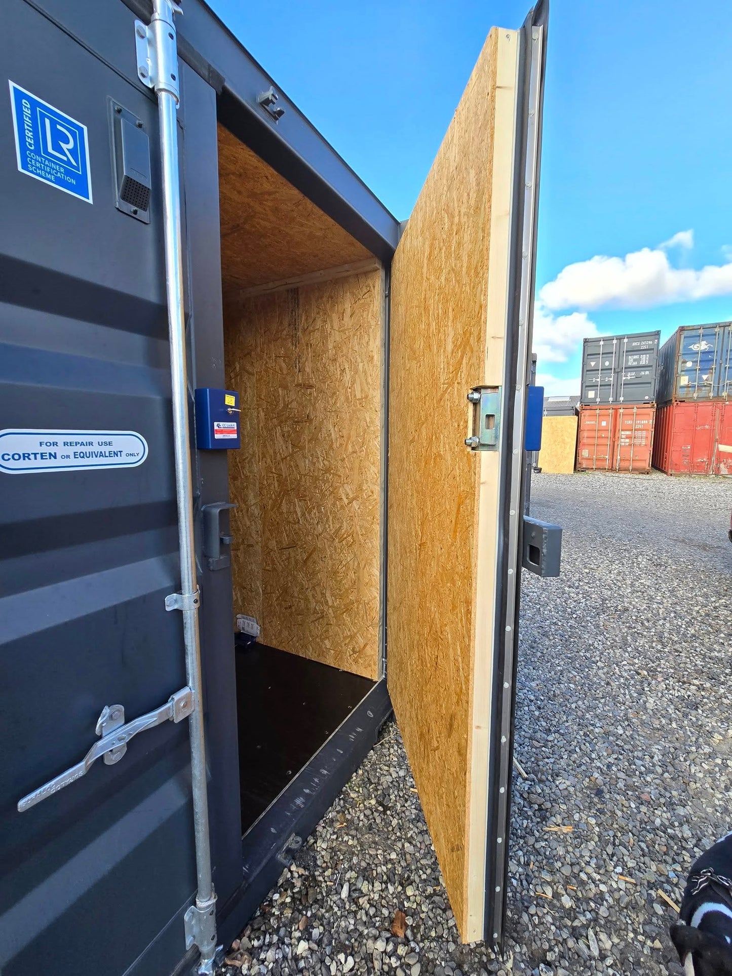 Isolerede 20 fods container