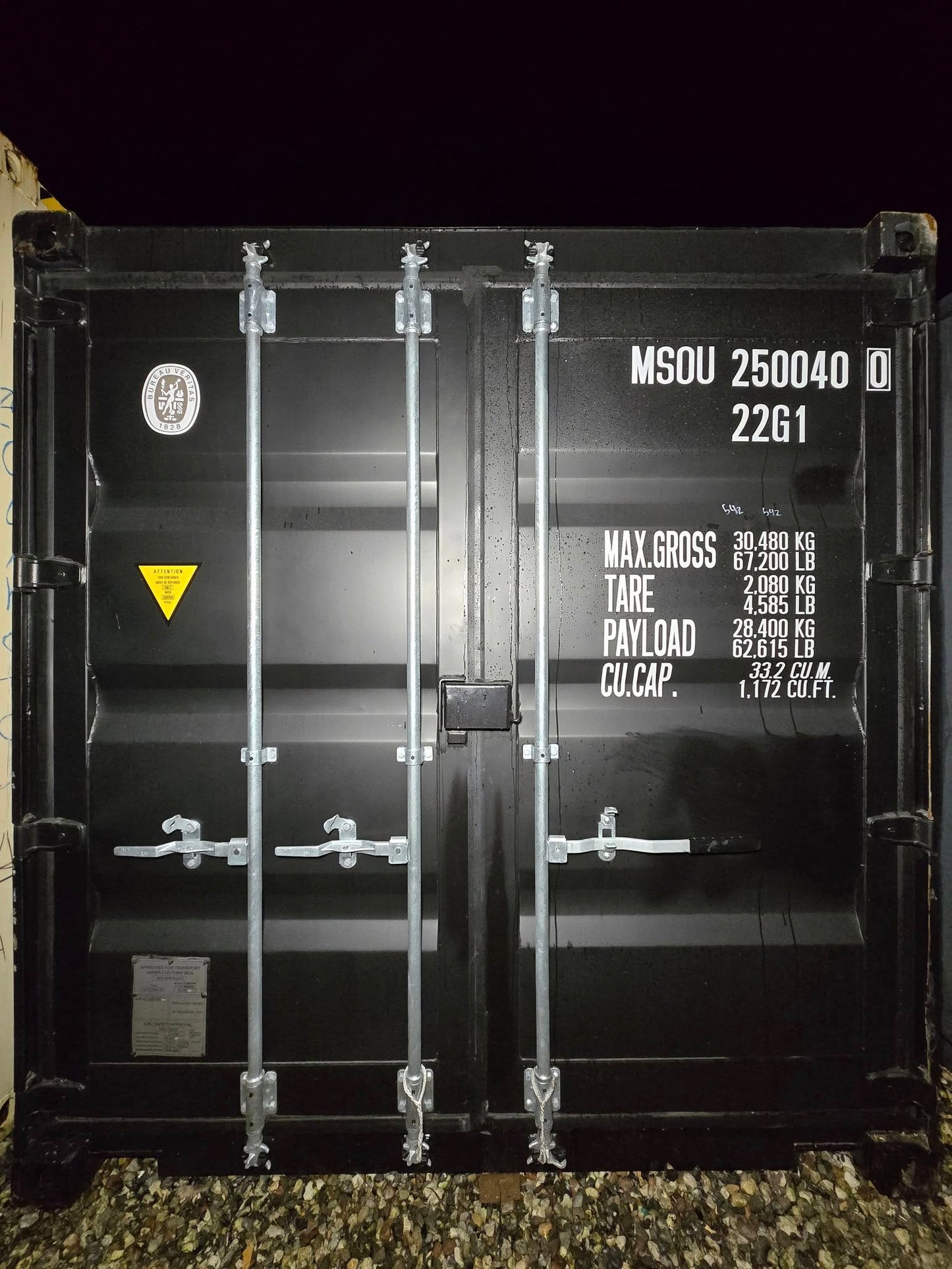 Isolerede 20 fods container