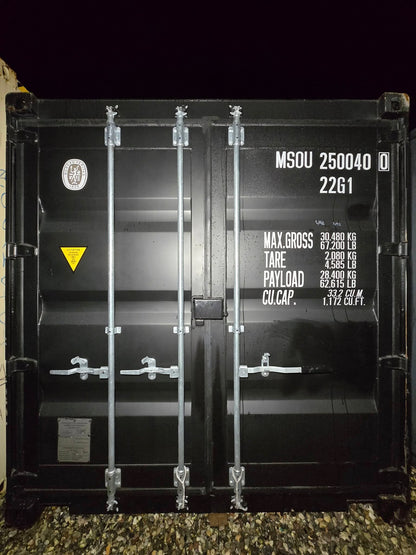 Isolerede 20 fods container