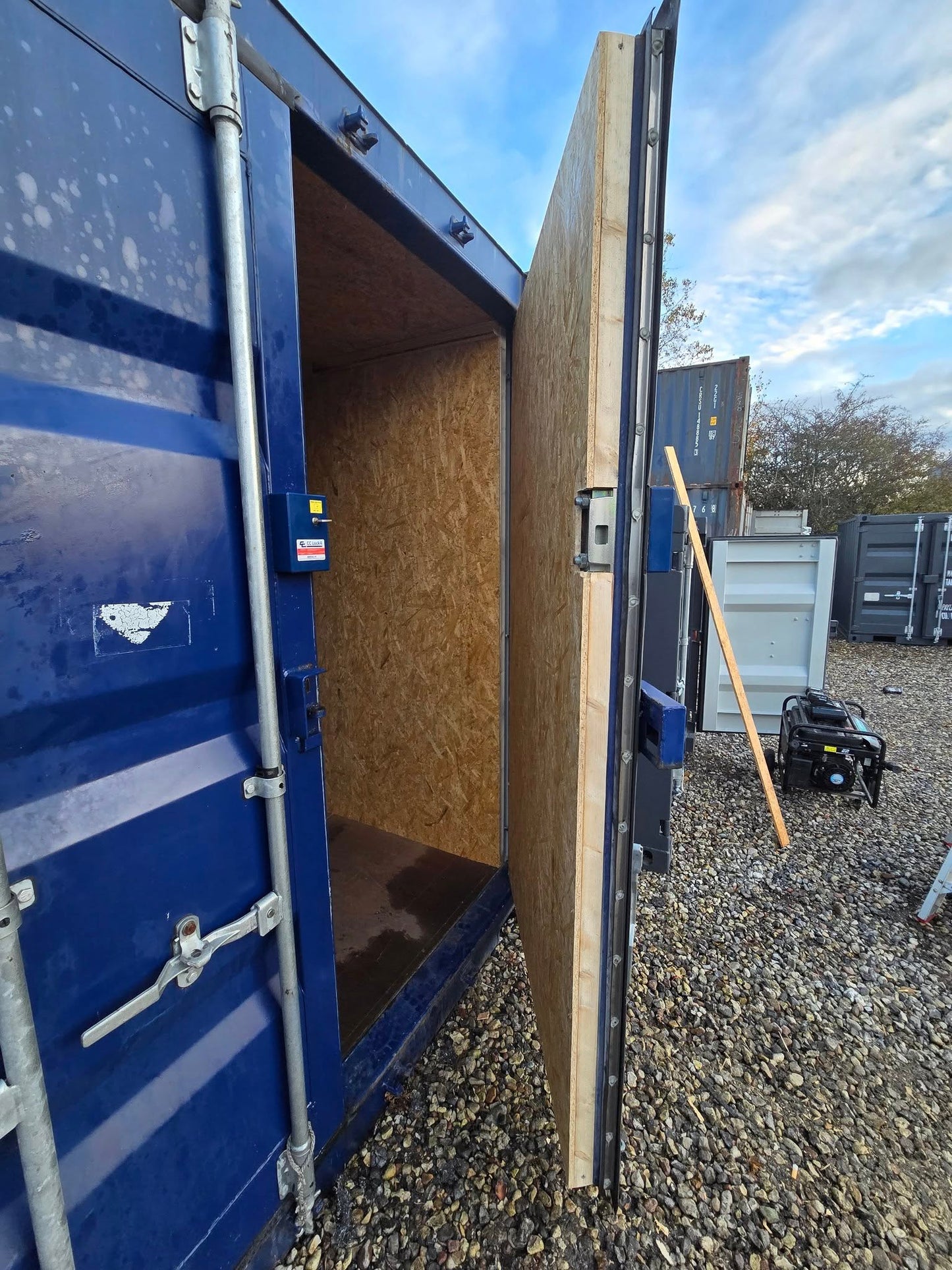 Isolerede 20 fods container