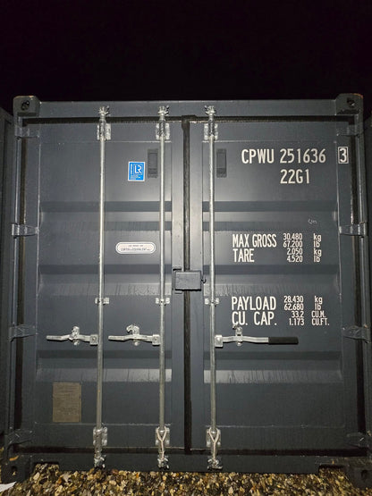 Isolerede 20 fods container