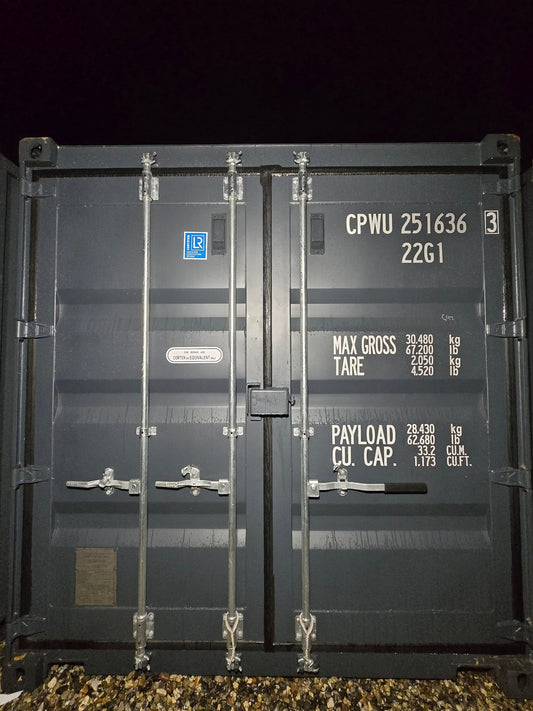 Isolerede 20 fods container