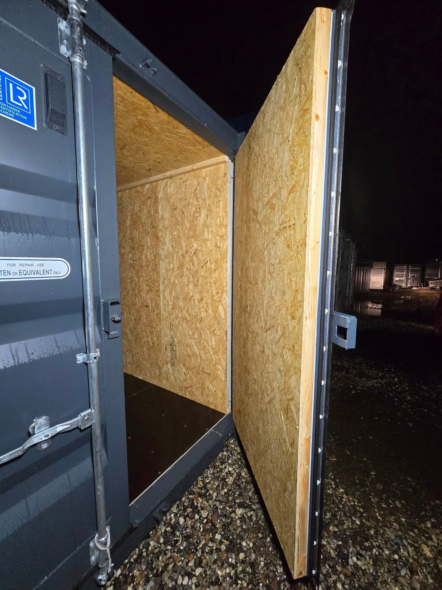 Isolerede 20 fods container